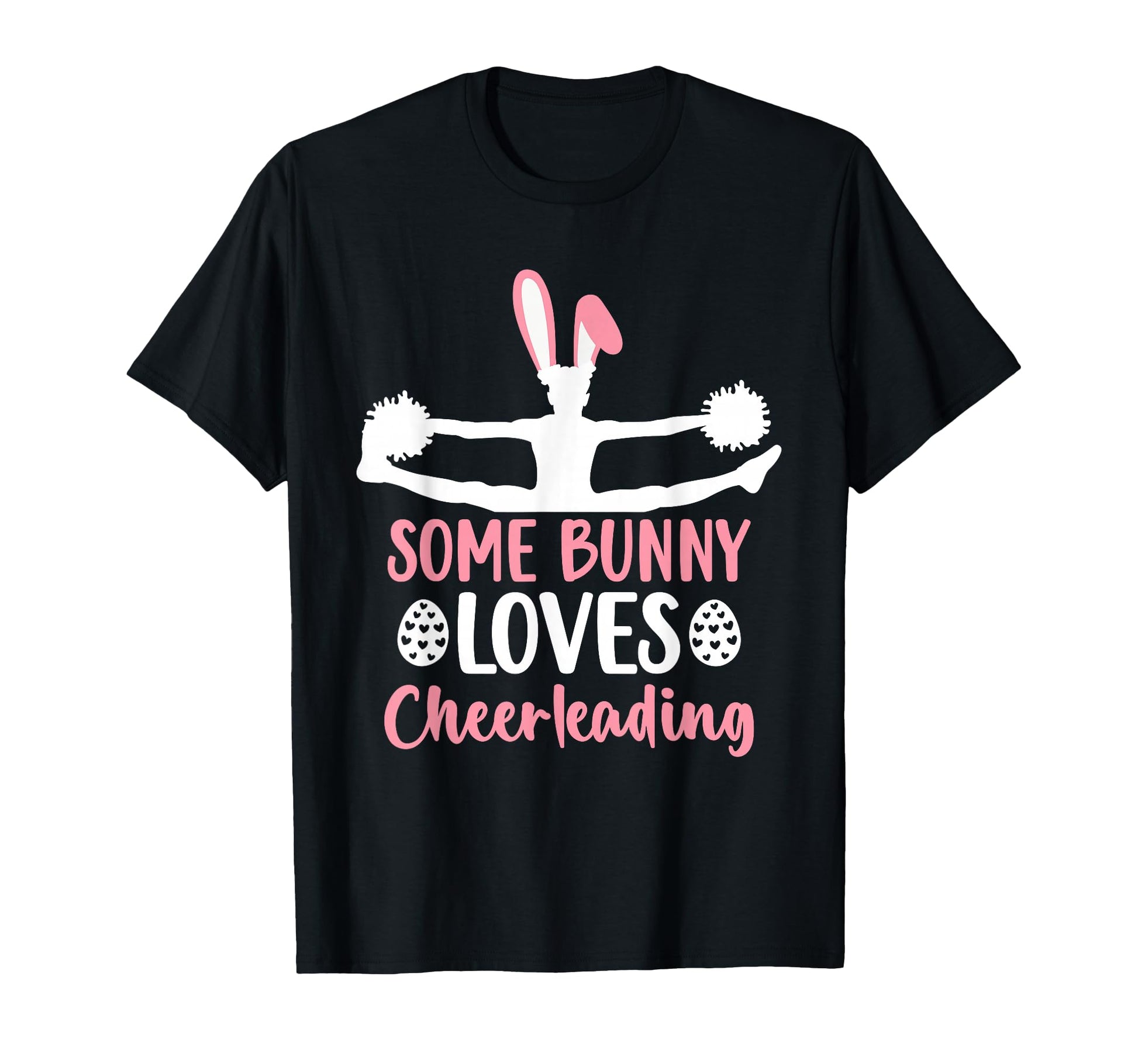 Some Bunny Loves Cheerleading Easter T-Shirt - Unique Graphic for Adults - T-Shirt, Sweatshirt, Hoodie
