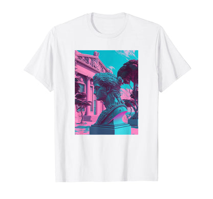 Vaporwave Aesthetic Trippy Vapor Wave T-Shirt - Casual Everyday Wear Unisex - T-Shirt, Sweatshirt, Hoodie