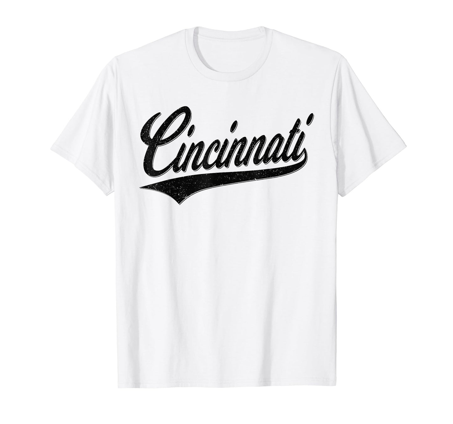 Cincinnati Ohio Varsity Script Sports T-Shirt - Trendy Graphic Unisex - T-Shirt, Sweatshirt, Hoodie