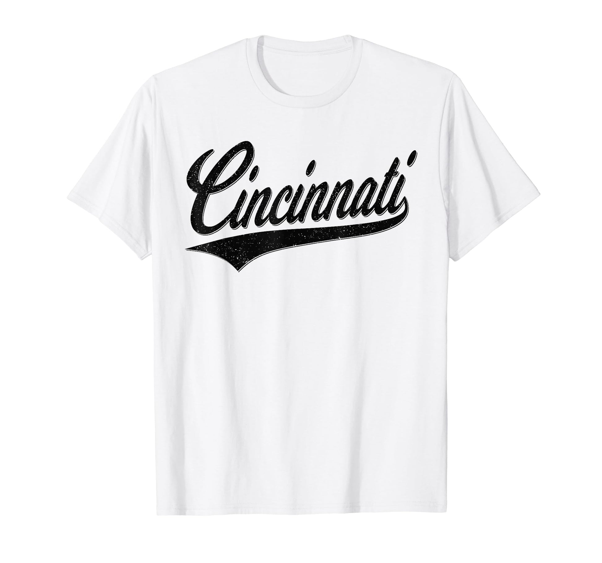 Cincinnati Ohio Varsity Script Sports T-Shirt - Trendy Graphic Unisex - T-Shirt, Sweatshirt, Hoodie