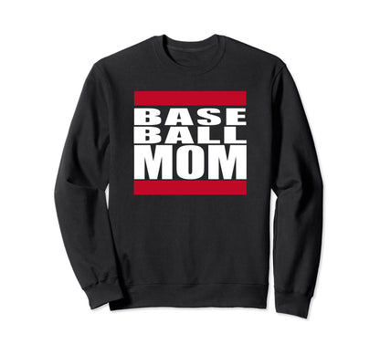 Baseball Mom Ball Little League High Sweatshirt - Novelty Apparel Unisex - T-Shirt, Sweatshirt, Hoodie