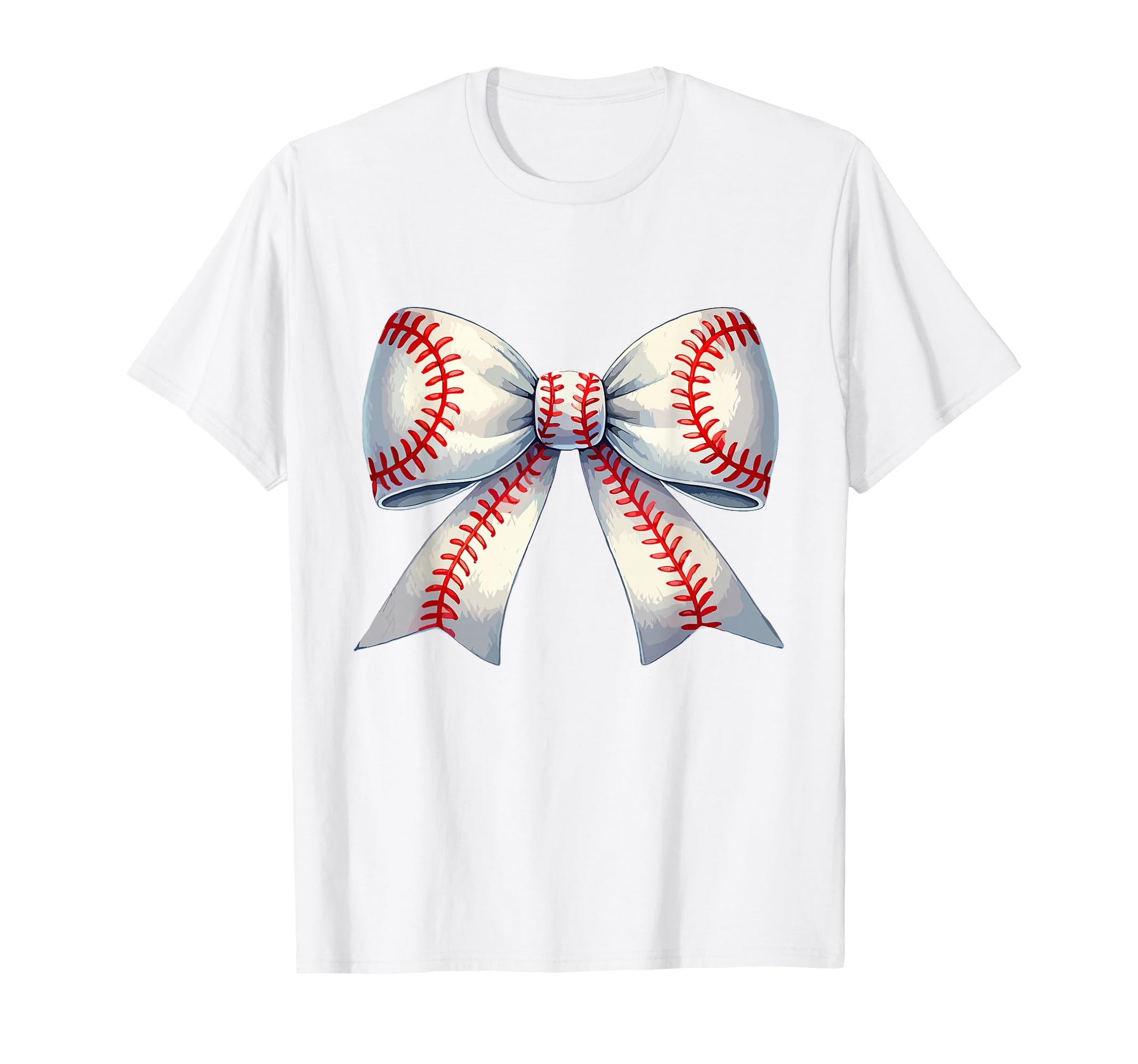 Coquette Baseball Bow Baseball Mom T-Shirt - Novelty Apparel Unisex - T-Shirt, Sweatshirt, Hoodie
