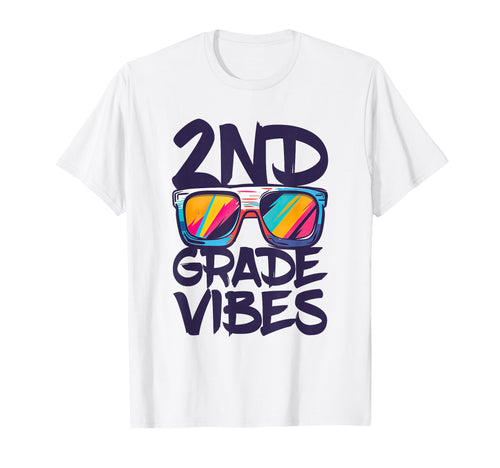 2Nd Grade Vibes Back To School T-Shirt - Casual Everyday Wear Unisex - T-Shirt, Sweatshirt, Hoodie
