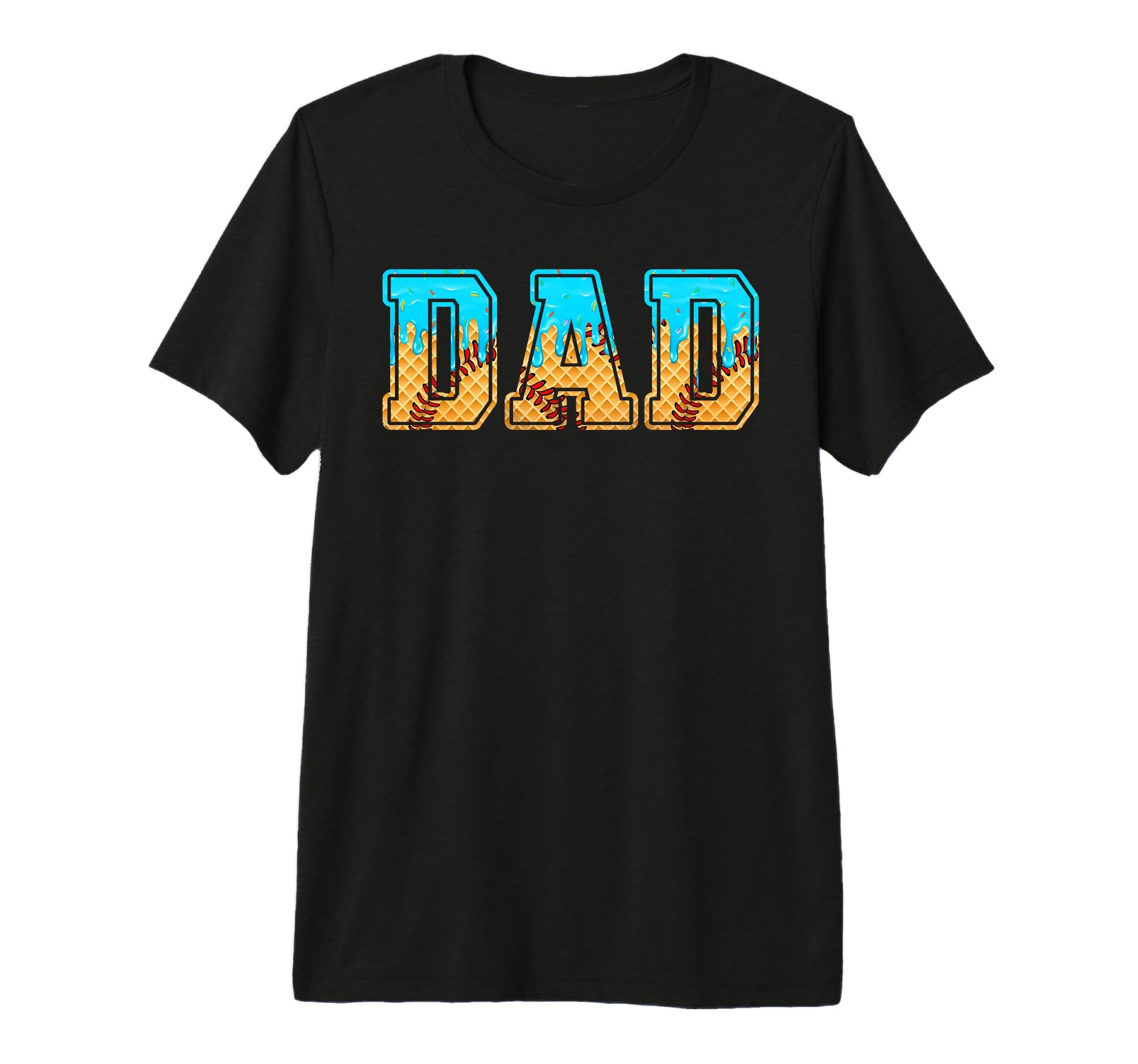 Baseball Dad Funny Fathers Day Ice T-Shirt - Fun Novelty Design Unisex - T-Shirt, Sweatshirt, Hoodie