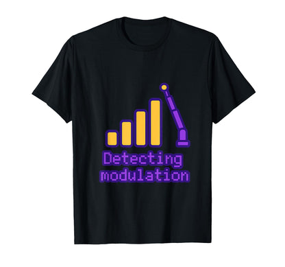 90S Y2K Detecting Modulation Radio T-Shirt - Novelty Apparel for Adults - T-Shirt, Sweatshirt, Hoodie
