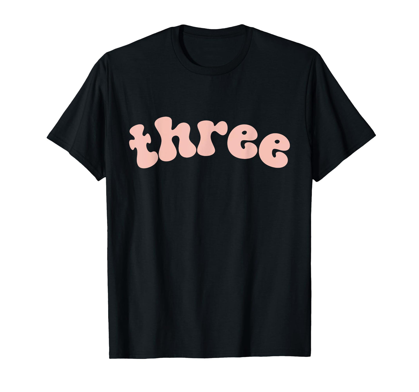 3Rd Birthday Boho Wavy Blush Mauve T-Shirt - Aesthetic Graphic Men Women - T-Shirt, Sweatshirt, Hoodie