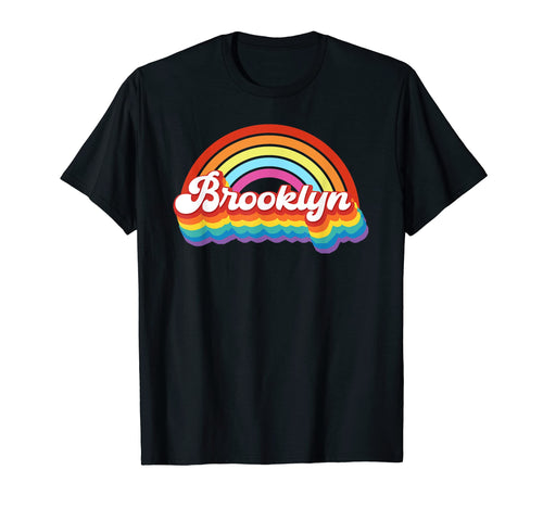Brooklyn New York Lgbt Rainbow Pride T-Shirt - Casual Everyday Wear Unisex - T-Shirt, Sweatshirt, Hoodie