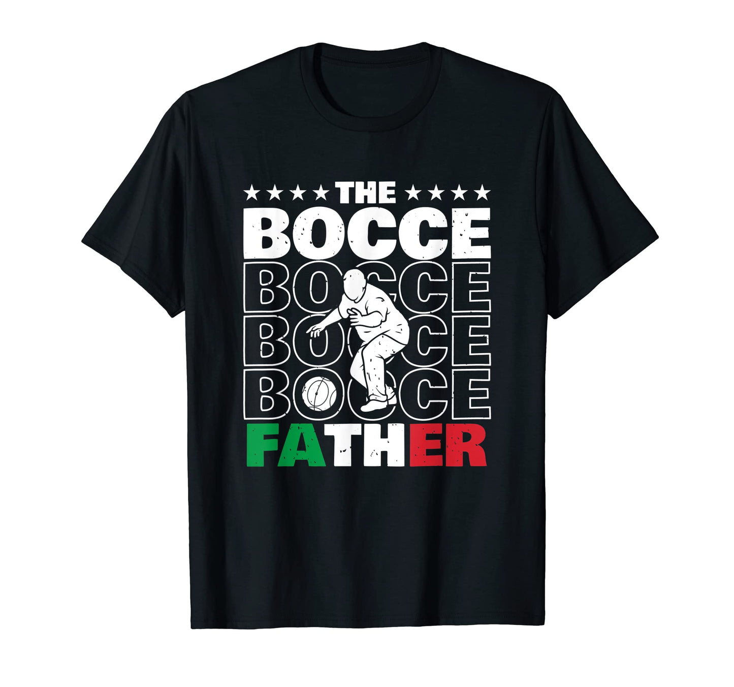 Bocce Father Dad Daddy Fathers Day T-Shirt - Aesthetic Graphic Men Women - T-Shirt, Sweatshirt, Hoodie