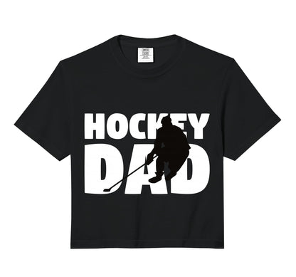 Hockey Dad Hockey Silhouette Gift Father Hoodie - Aesthetic Graphic Unisex - T-Shirt, Sweatshirt, Hoodie