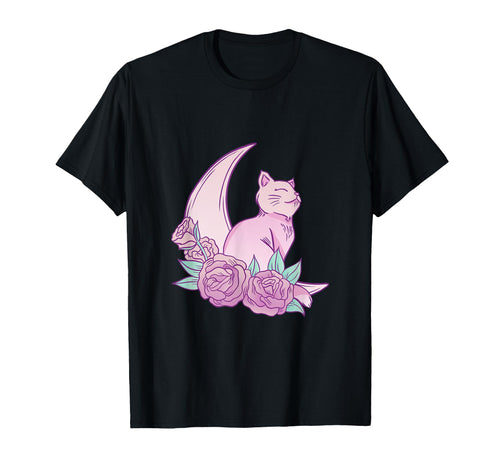 Pastel Goth Kawaii Cat Vaporwave T-Shirt - Trendy Graphic Men Women - T-Shirt, Sweatshirt, Hoodie
