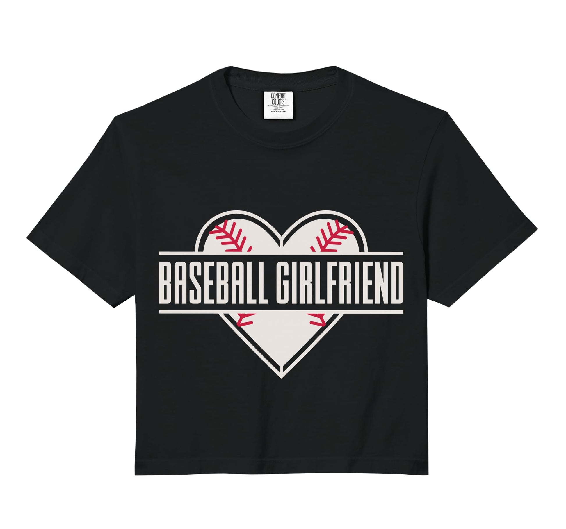 Baseball Girlfriend Comfort Colors Hoodie - Streetwear Style for Adults - T-Shirt, Sweatshirt, Hoodie