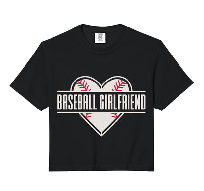 Baseball Girlfriend Comfort Colors Hoodie - Streetwear Style for Adults - T-Shirt, Sweatshirt, Hoodie