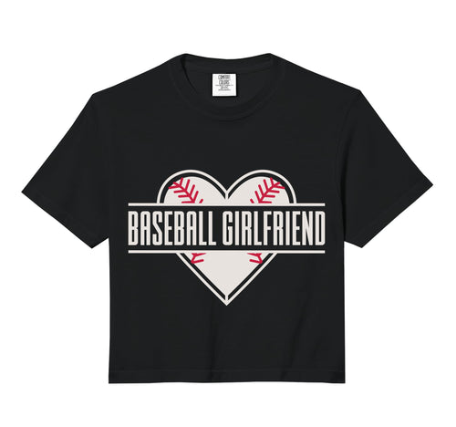 Baseball Girlfriend Comfort Colors Hoodie - Streetwear Style for Adults - T-Shirt, Sweatshirt, Hoodie