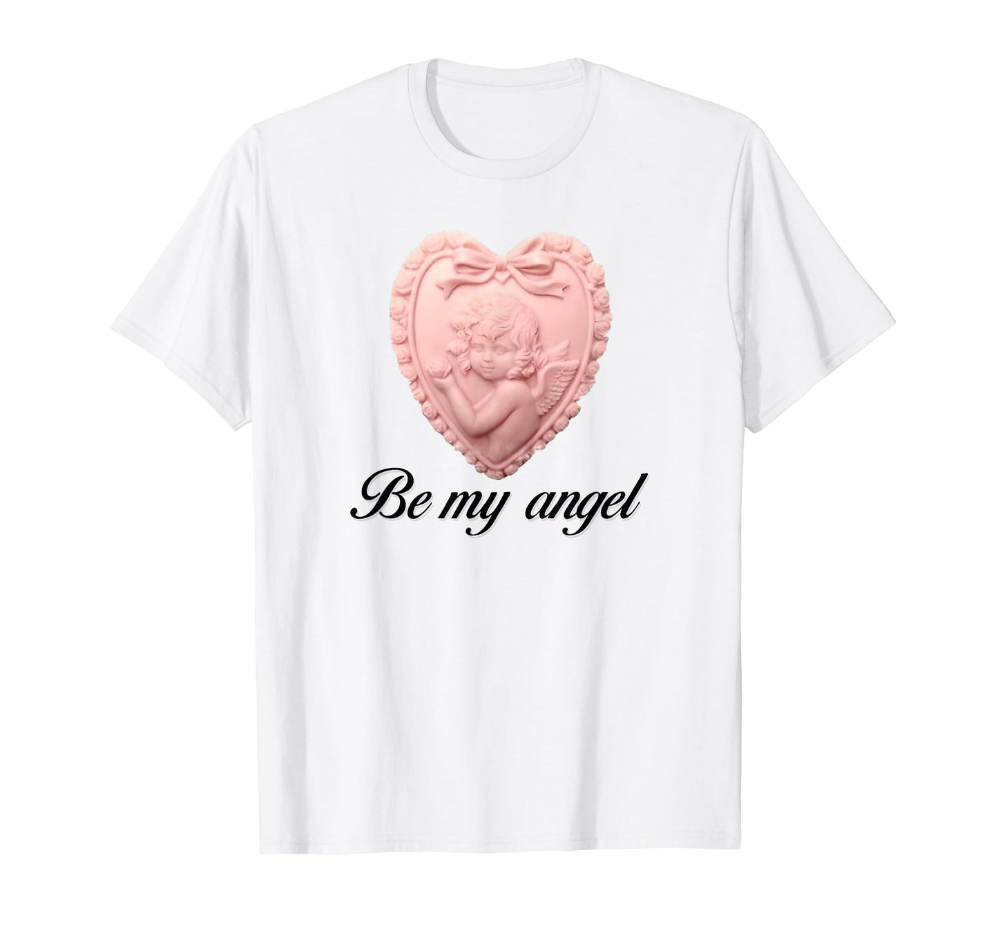 Angel Coquette Girlcore Y2K Aesthetic T-Shirt - Fun Novelty Design Unisex - T-Shirt, Sweatshirt, Hoodie