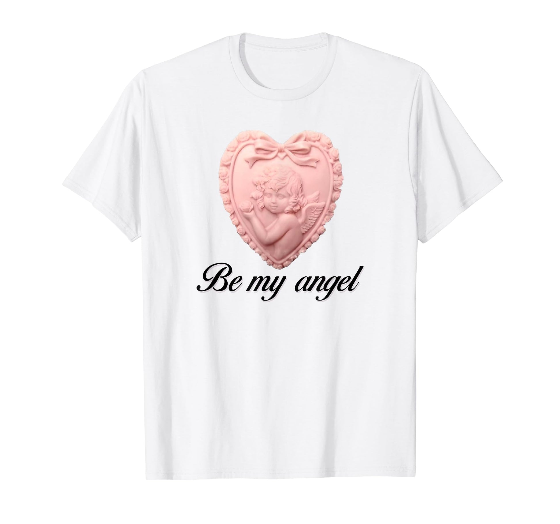 Angel Coquette Girlcore Y2K Aesthetic T-Shirt - Fun Novelty Design Unisex - T-Shirt, Sweatshirt, Hoodie