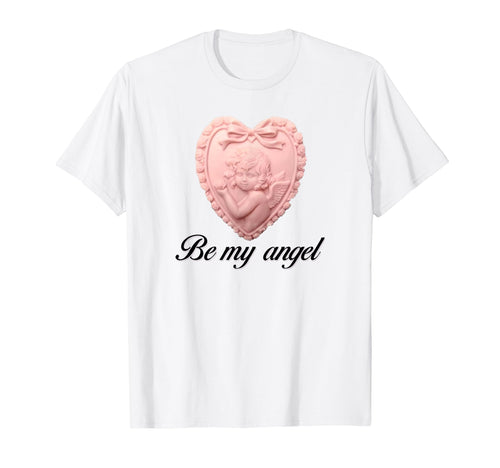 Angel Coquette Girlcore Y2K Aesthetic T-Shirt - Fun Novelty Design Unisex - T-Shirt, Sweatshirt, Hoodie