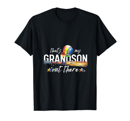 Thats My Grandson Out There Baseball T-Shirt - Casual Everyday Wear Unisex - T-Shirt, Sweatshirt, Hoodie
