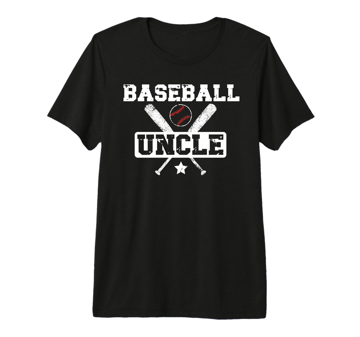 Mens Baseball Uncle Proud Baseball T-Shirt - Graphic Print for Adults - T-Shirt, Sweatshirt, Hoodie