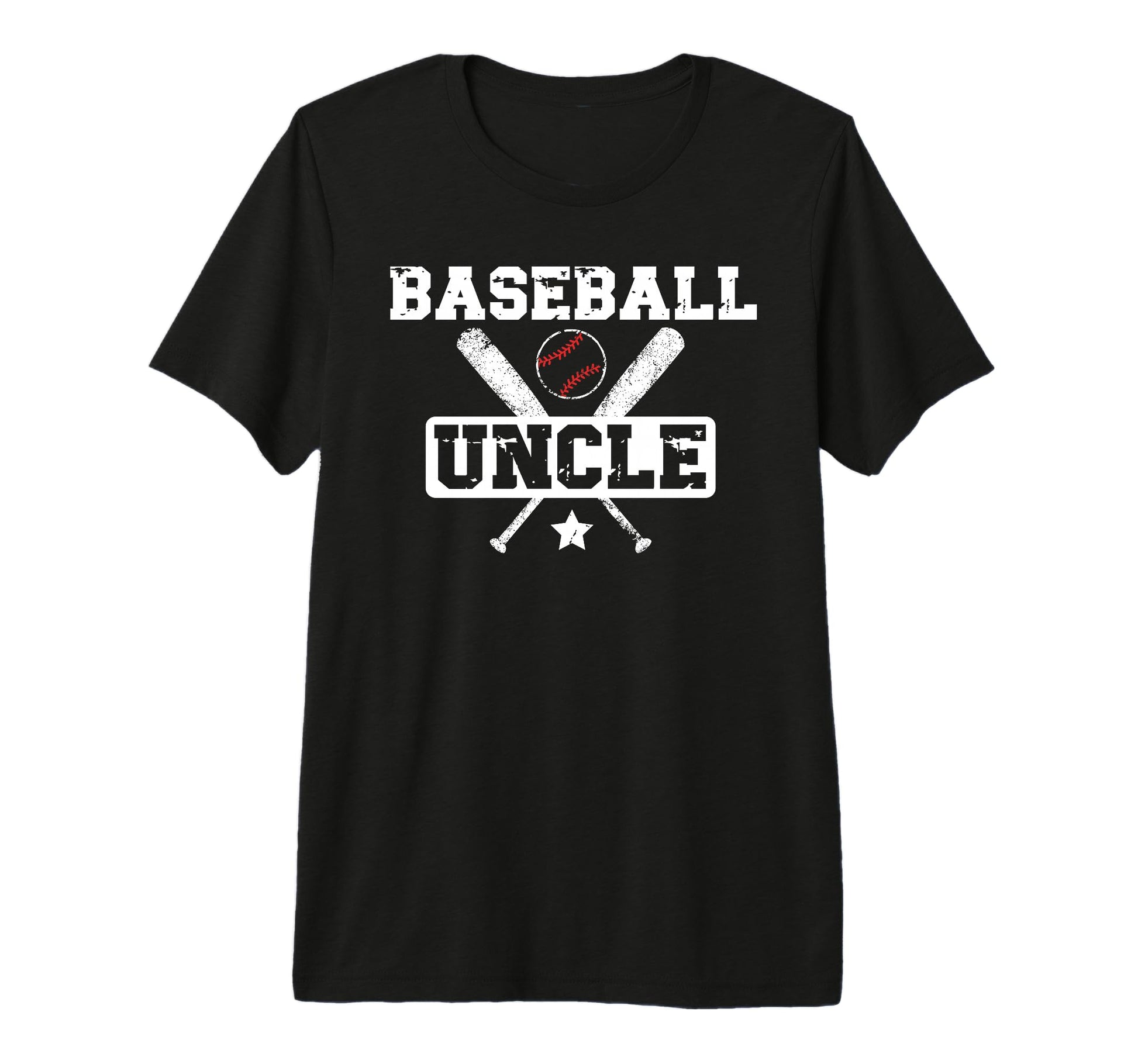 Mens Baseball Uncle Proud Baseball T-Shirt - Graphic Print for Adults - T-Shirt, Sweatshirt, Hoodie
