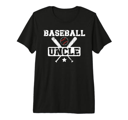 Mens Baseball Uncle Proud Baseball T-Shirt - Graphic Print for Adults - T-Shirt, Sweatshirt, Hoodie