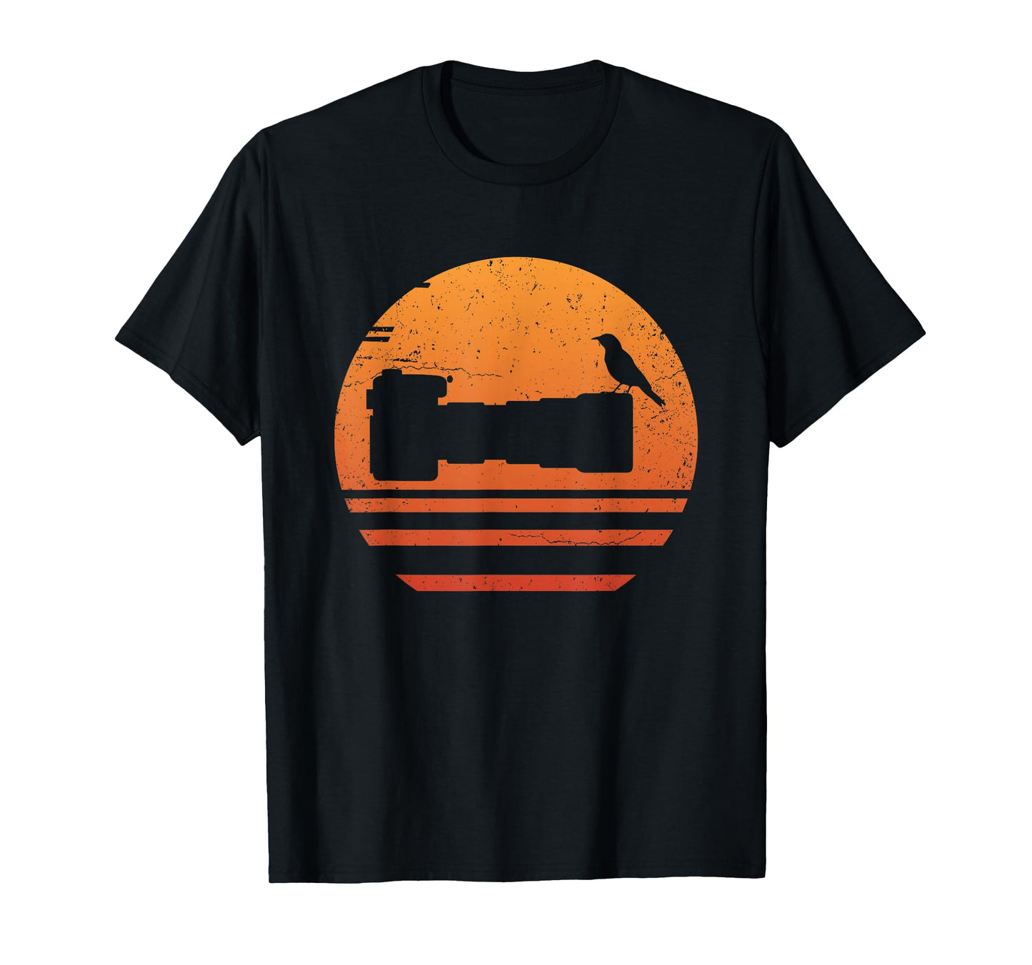 Bird Photographer Camera T-Shirt - Trendy Graphic Unisex - T-Shirt, Sweatshirt, Hoodie