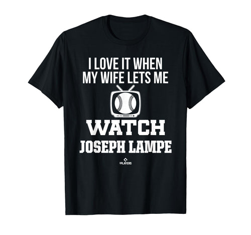 My Wife Lets Me Watch Joseph Lampe T-Shirt - Minimalist Print for Adults - T-Shirt, Sweatshirt, Hoodie