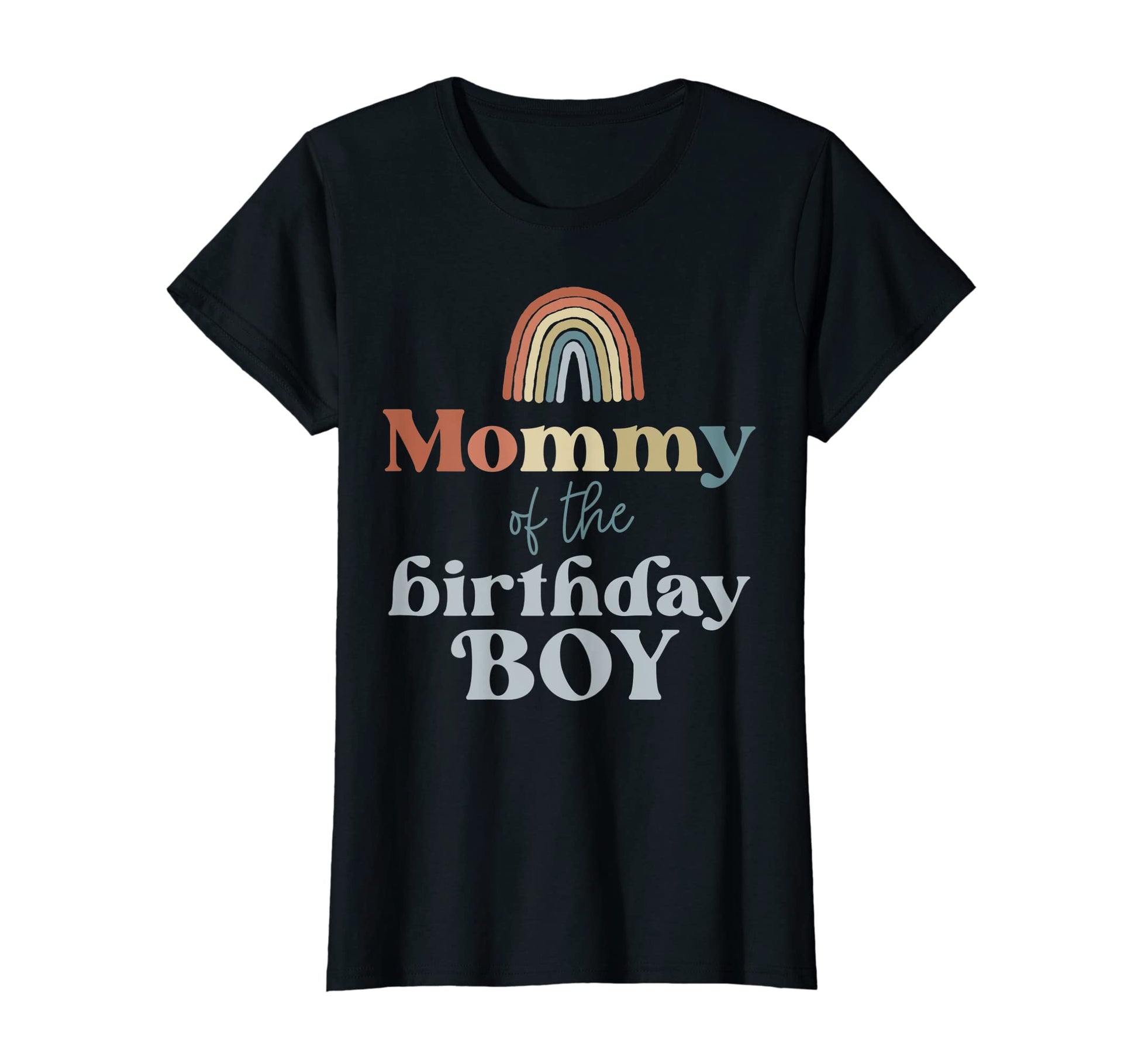 Womens Mommy Birthday Boho Rainbow T-Shirt - Streetwear Style Men Women - T-Shirt, Sweatshirt, Hoodie