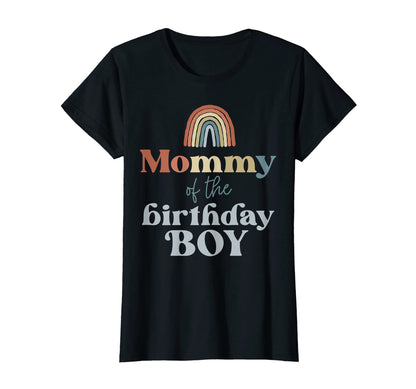 Womens Mommy Birthday Boho Rainbow T-Shirt - Streetwear Style Men Women - T-Shirt, Sweatshirt, Hoodie