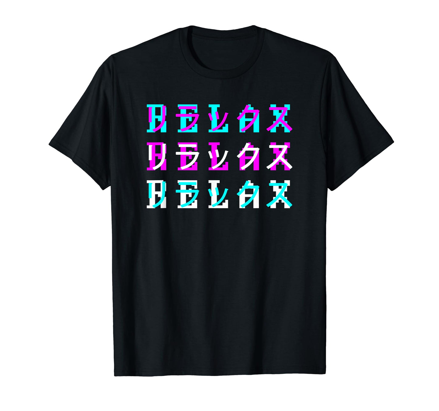 Vaporwave Aesthetic Relax Japanese T-Shirt - Trendy Graphic Men Women - T-Shirt, Sweatshirt, Hoodie