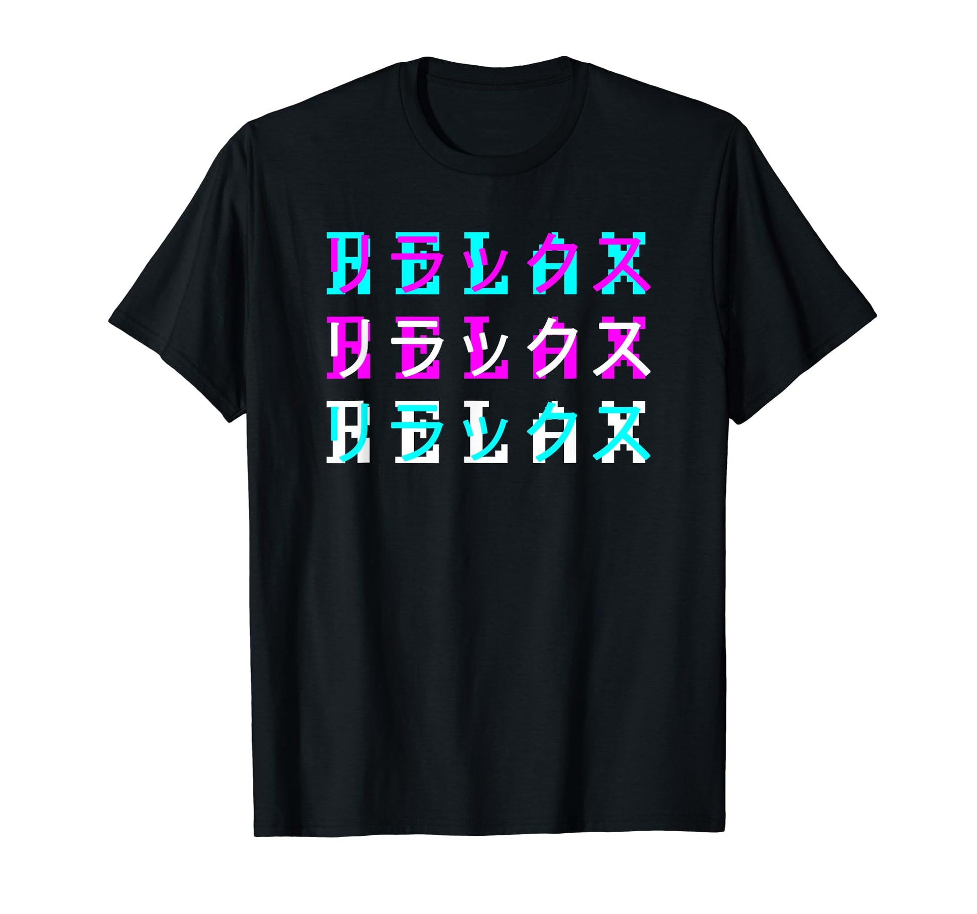 Vaporwave Aesthetic Relax Japanese T-Shirt - Trendy Graphic Men Women - T-Shirt, Sweatshirt, Hoodie