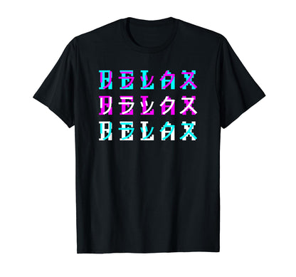 Vaporwave Aesthetic Relax Japanese T-Shirt - Trendy Graphic Men Women - T-Shirt, Sweatshirt, Hoodie