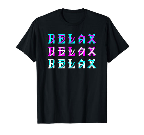 Vaporwave Aesthetic Relax Japanese T-Shirt - Trendy Graphic Men Women - T-Shirt, Sweatshirt, Hoodie