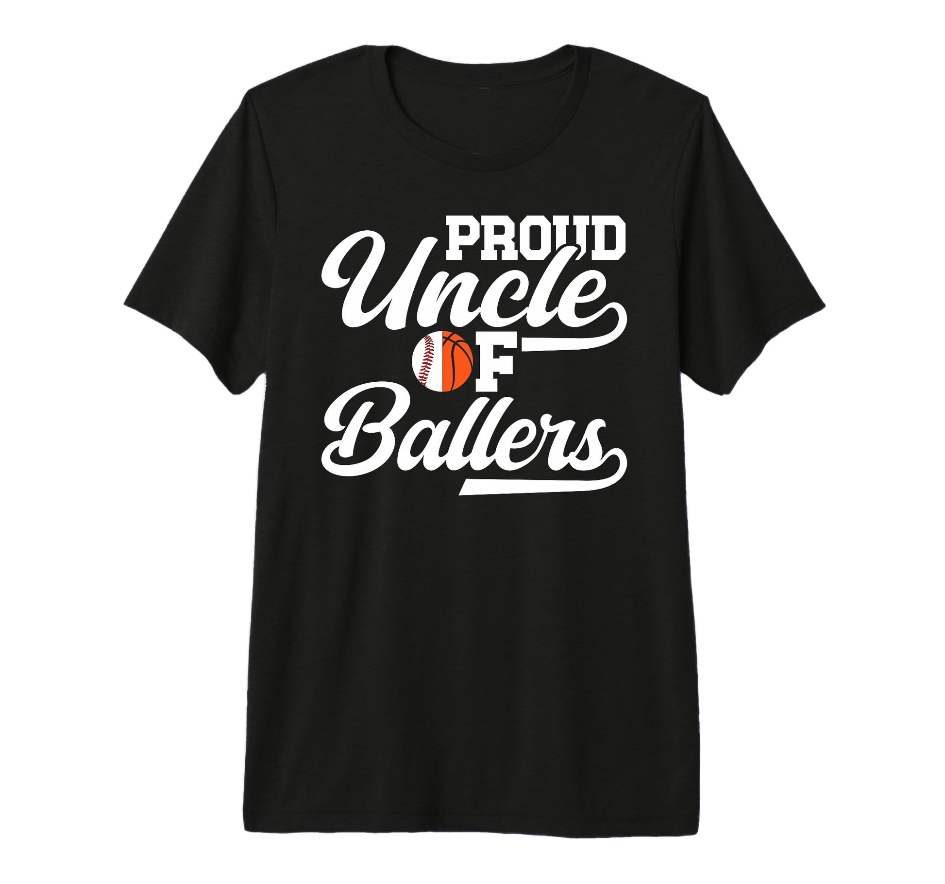 Mens Proud Uncle Ballers Baseball T-Shirt - Trendy Graphic Men Women - T-Shirt, Sweatshirt, Hoodie