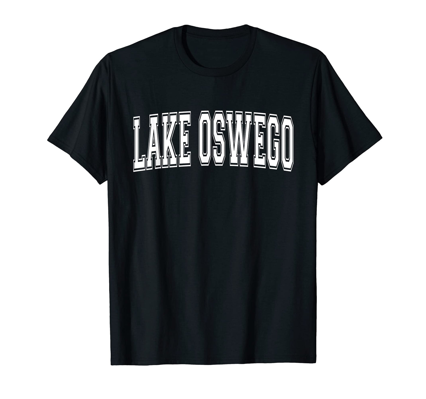 Lake Oswego Or Oregon Usa Sports Varsity T-Shirt - Aesthetic Graphic Unisex - T-Shirt, Sweatshirt, Hoodie