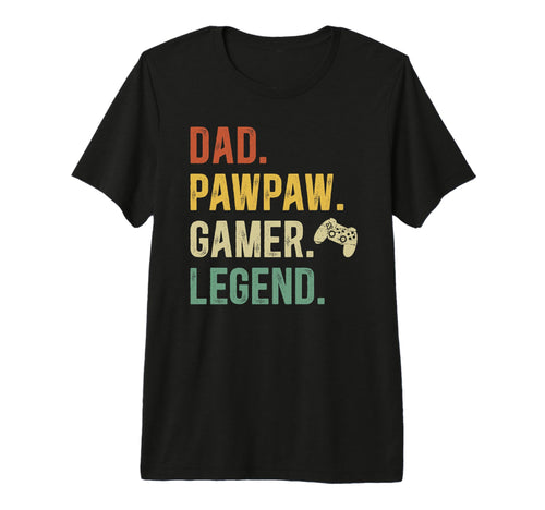 Mens Dad Pawpaw Gamer Pawpaw Gaming Pawpaw T-Shirt - Graphic Print Unisex - T-Shirt, Sweatshirt, Hoodie