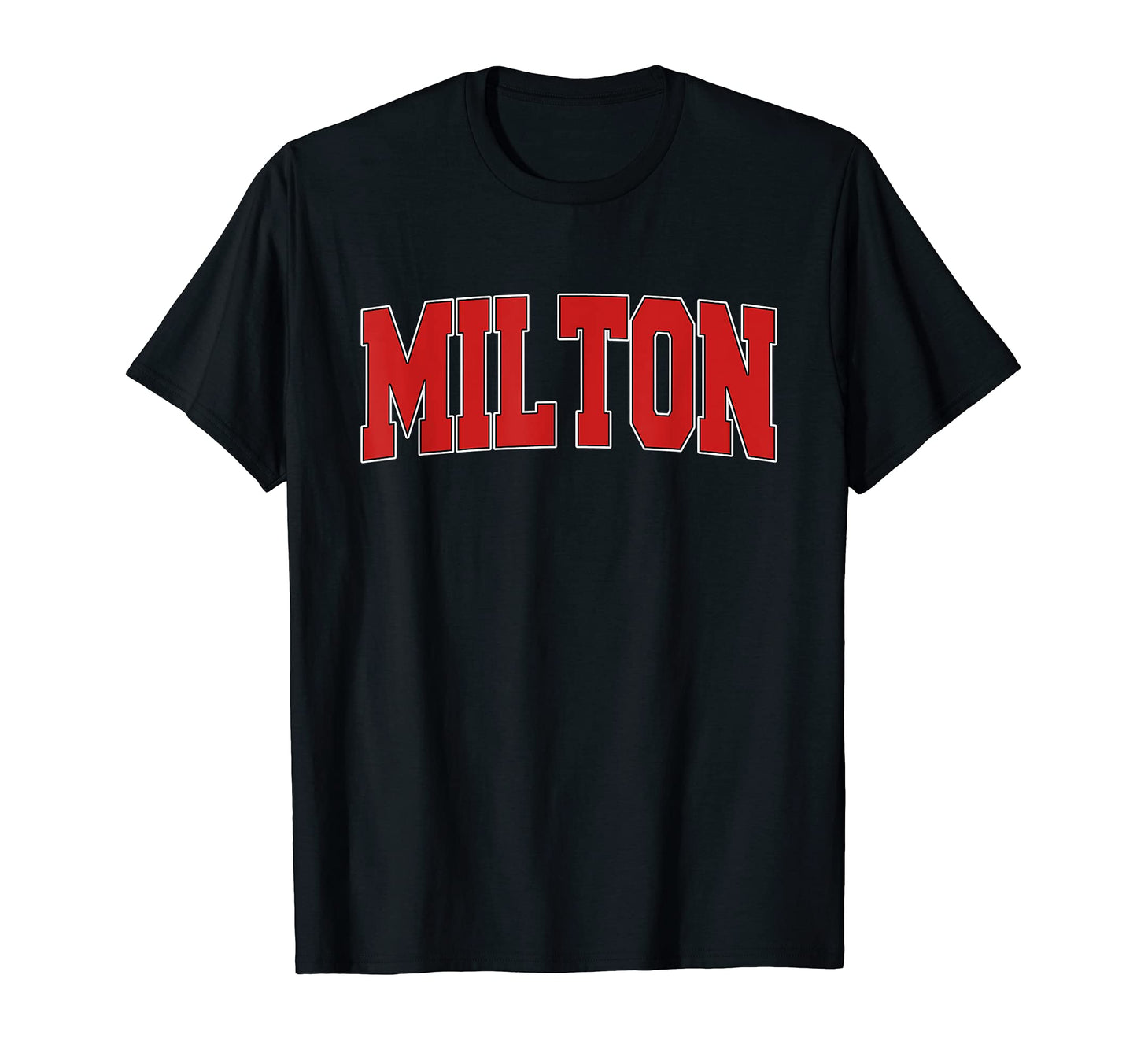 Milton Fl Florida Varsity Usa Sports T-Shirt - Minimalist Print Men Women - T-Shirt, Sweatshirt, Hoodie