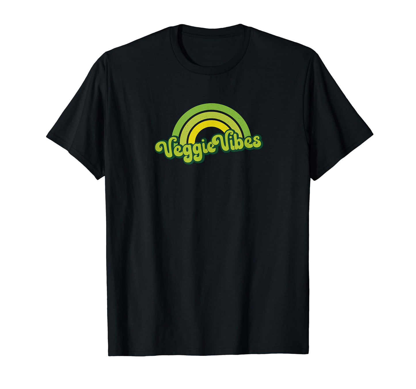 Veggie Vibes 70S 80S Green T-Shirt - Casual Everyday Wear for Adults - T-Shirt, Sweatshirt, Hoodie