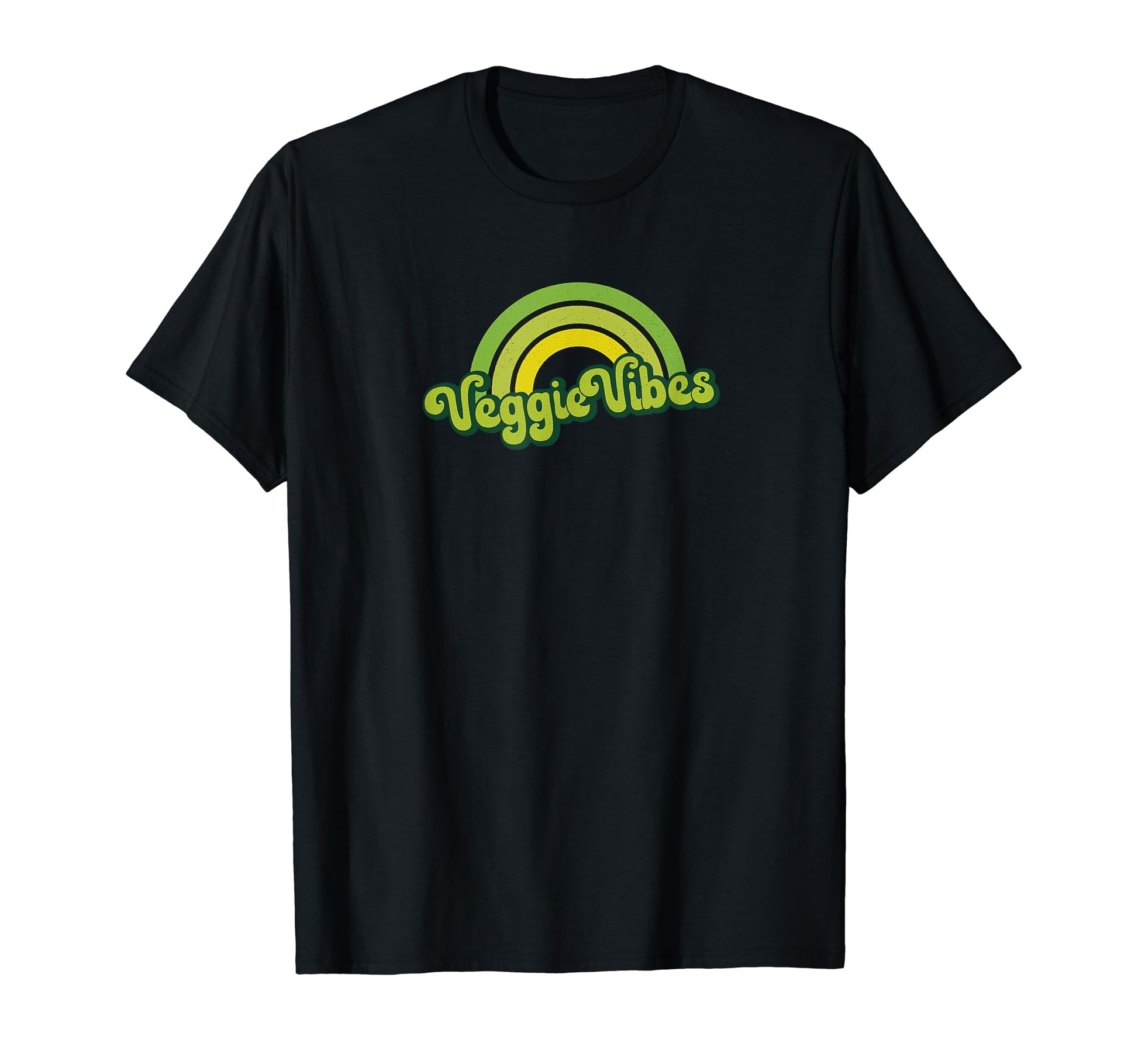 Veggie Vibes 70S 80S Green T-Shirt - Casual Everyday Wear for Adults - T-Shirt, Sweatshirt, Hoodie