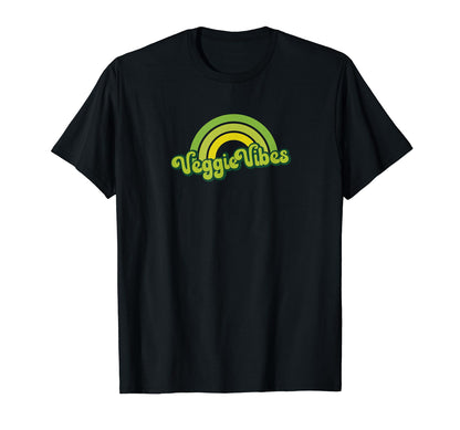 Veggie Vibes 70S 80S Green T-Shirt - Casual Everyday Wear for Adults - T-Shirt, Sweatshirt, Hoodie