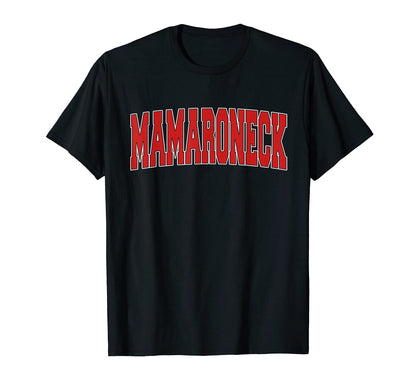 Mamaroneck Ny New York Varsity Usa T-Shirt - Graphic Print for Adults - T-Shirt, Sweatshirt, Hoodie