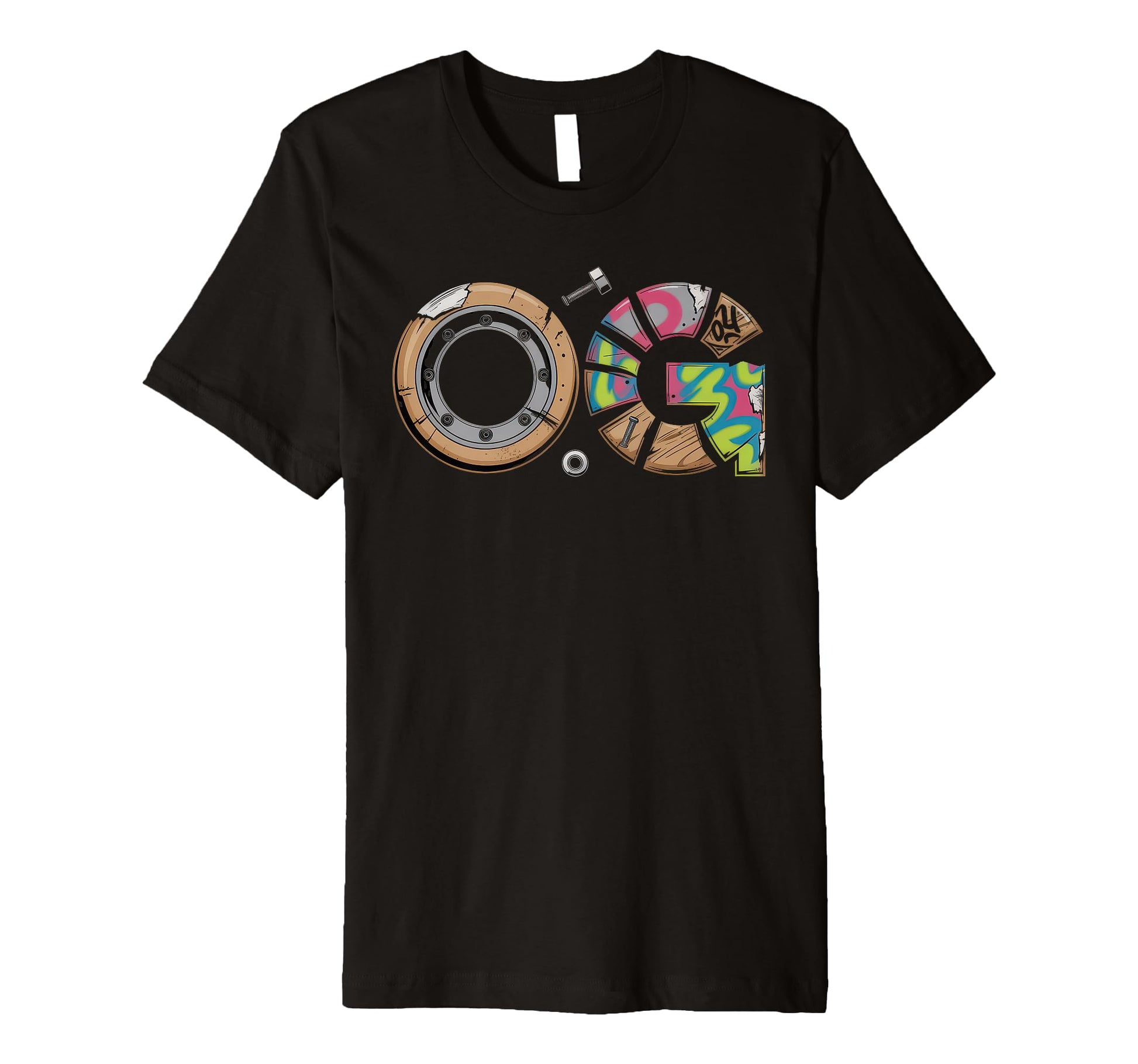 Old School Og Hip Hop Vinyl Cds T-Shirt - Casual Everyday Wear Men Women - T-Shirt, Sweatshirt, Hoodie