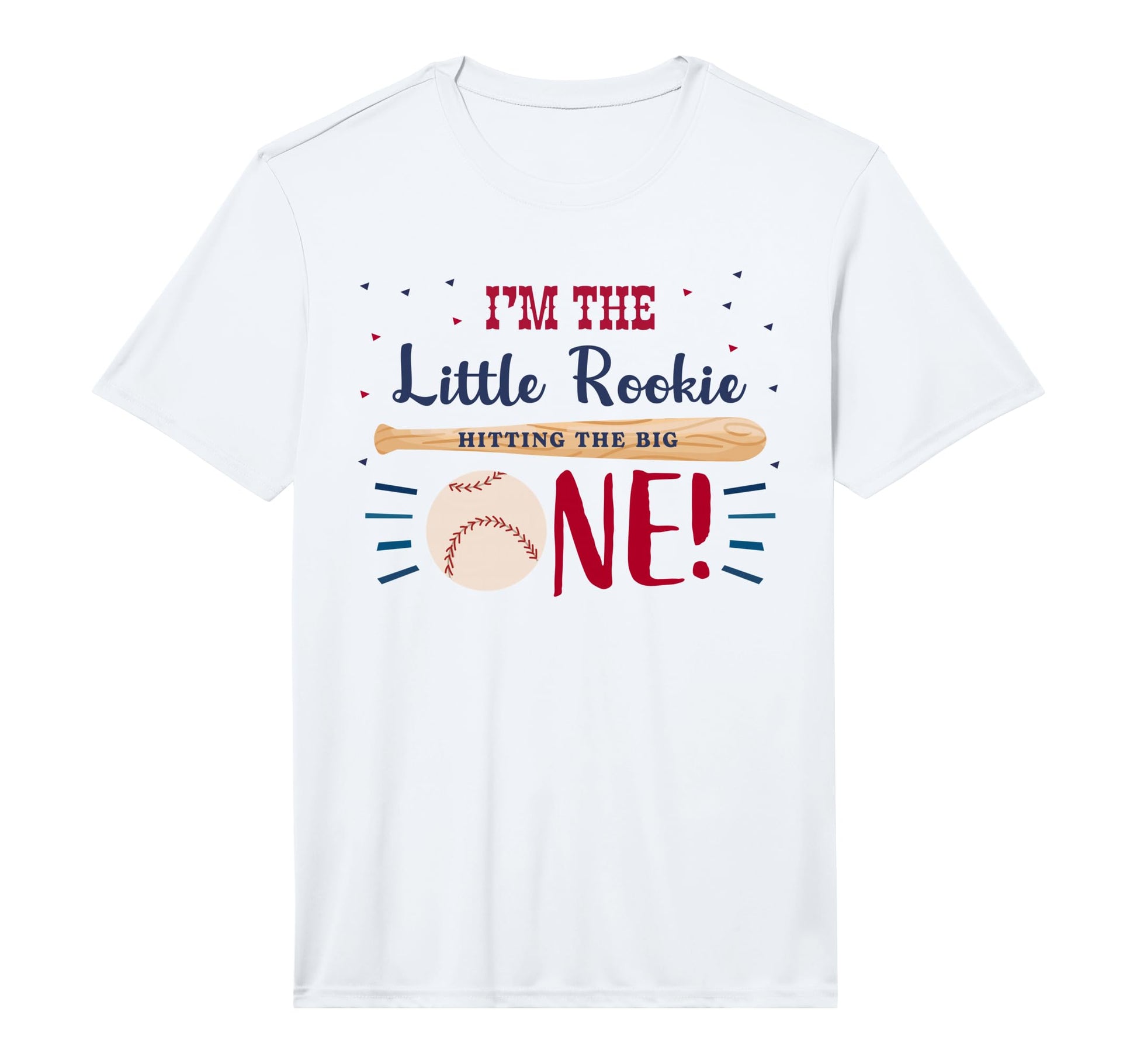 First Birthday Im Little Rookie T-Shirt - Streetwear Style for Adults - T-Shirt, Sweatshirt, Hoodie