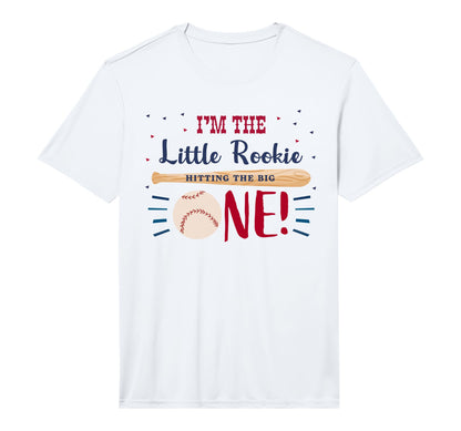 First Birthday Im Little Rookie T-Shirt - Streetwear Style for Adults - T-Shirt, Sweatshirt, Hoodie
