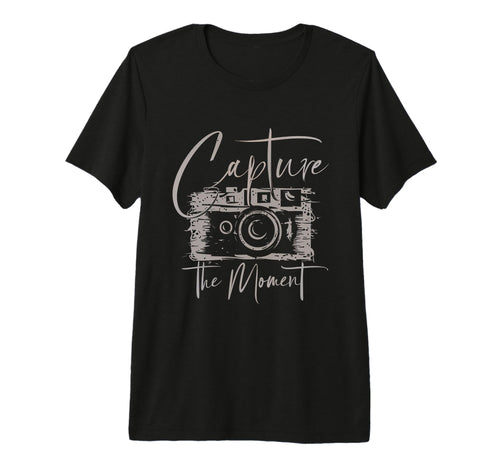 Capture Moment Photography Camera T-Shirt - Streetwear Style Men Women - T-Shirt, Sweatshirt, Hoodie