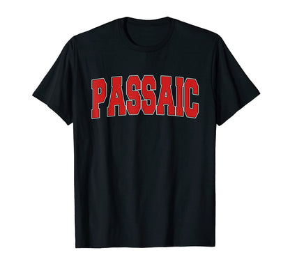 Passaic Nj New Jersey Varsity Usa T-Shirt - Custom Art Print Men Women - T-Shirt, Sweatshirt, Hoodie