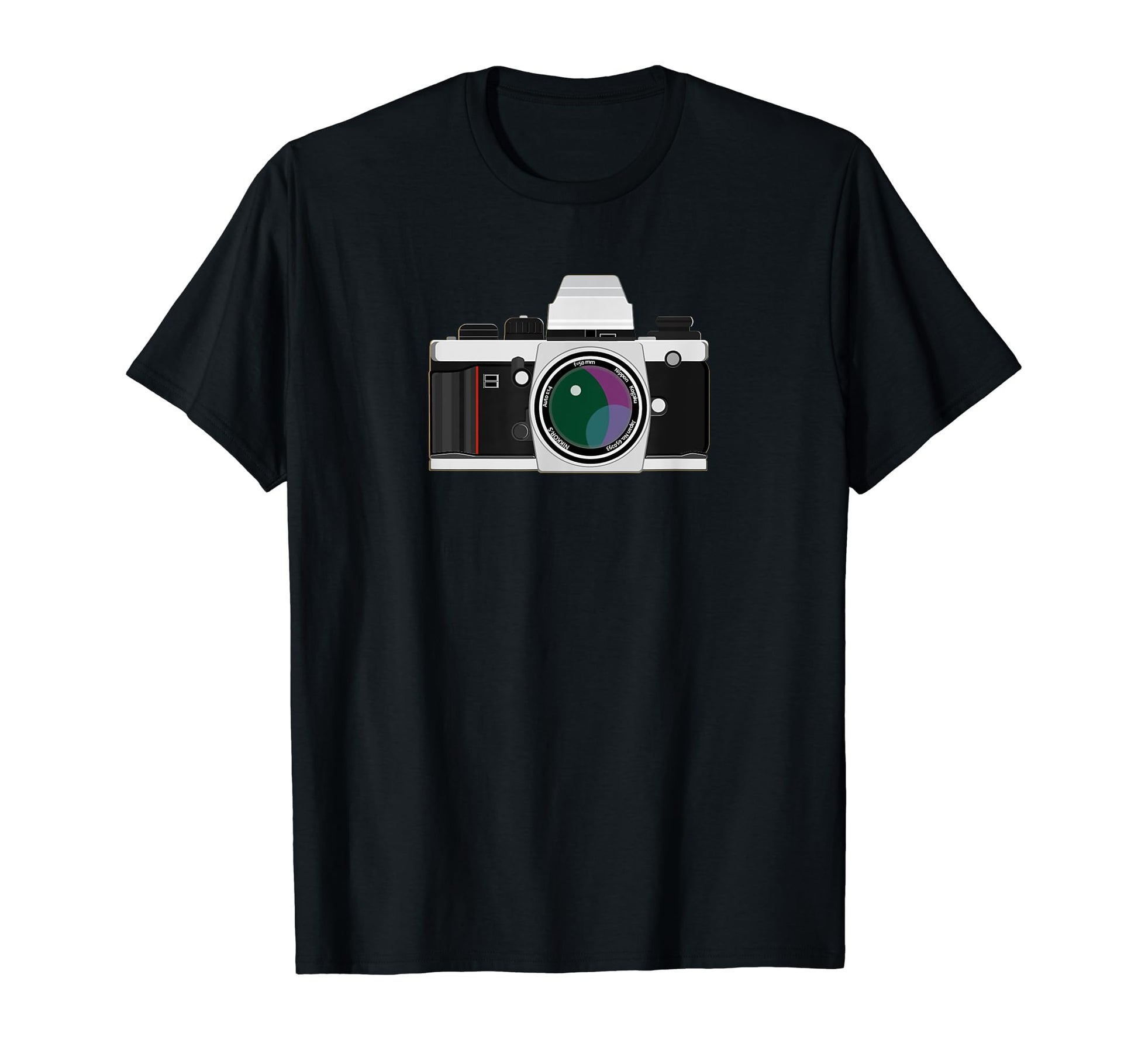 Mens 35Mm Film Camera Slr Analog T-Shirt - Casual Everyday Wear for Adults - T-Shirt, Sweatshirt, Hoodie
