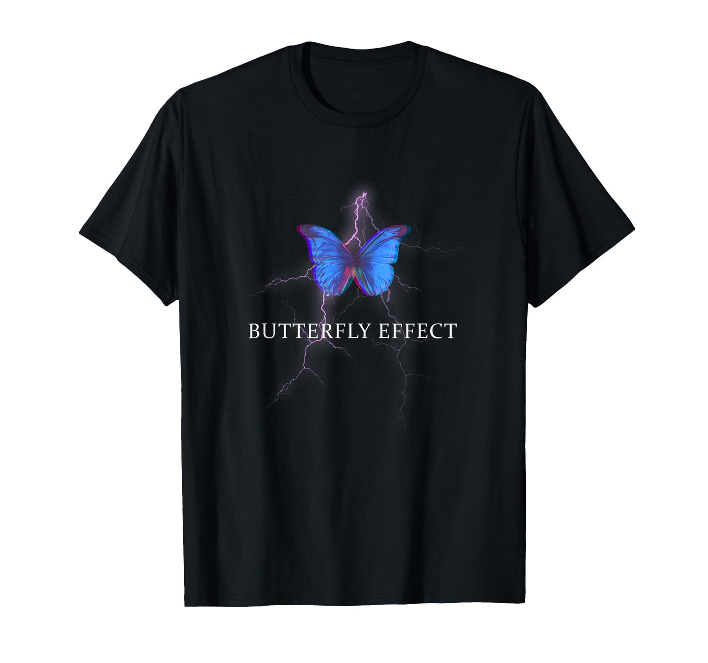 Butterfly Effect Purple Lightning T-Shirt - Aesthetic Graphic for Adults - T-Shirt, Sweatshirt, Hoodie