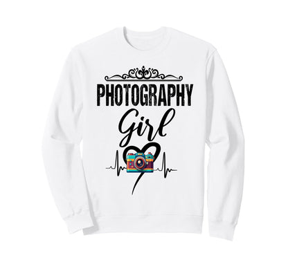 Womens Funny Photographer Camera Sweatshirt - Streetwear Style Men Women - T-Shirt, Sweatshirt, Hoodie