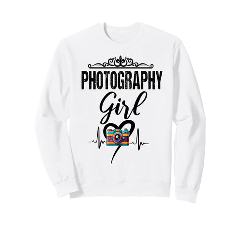 Womens Funny Photographer Camera Sweatshirt - Streetwear Style Men Women - T-Shirt, Sweatshirt, Hoodie