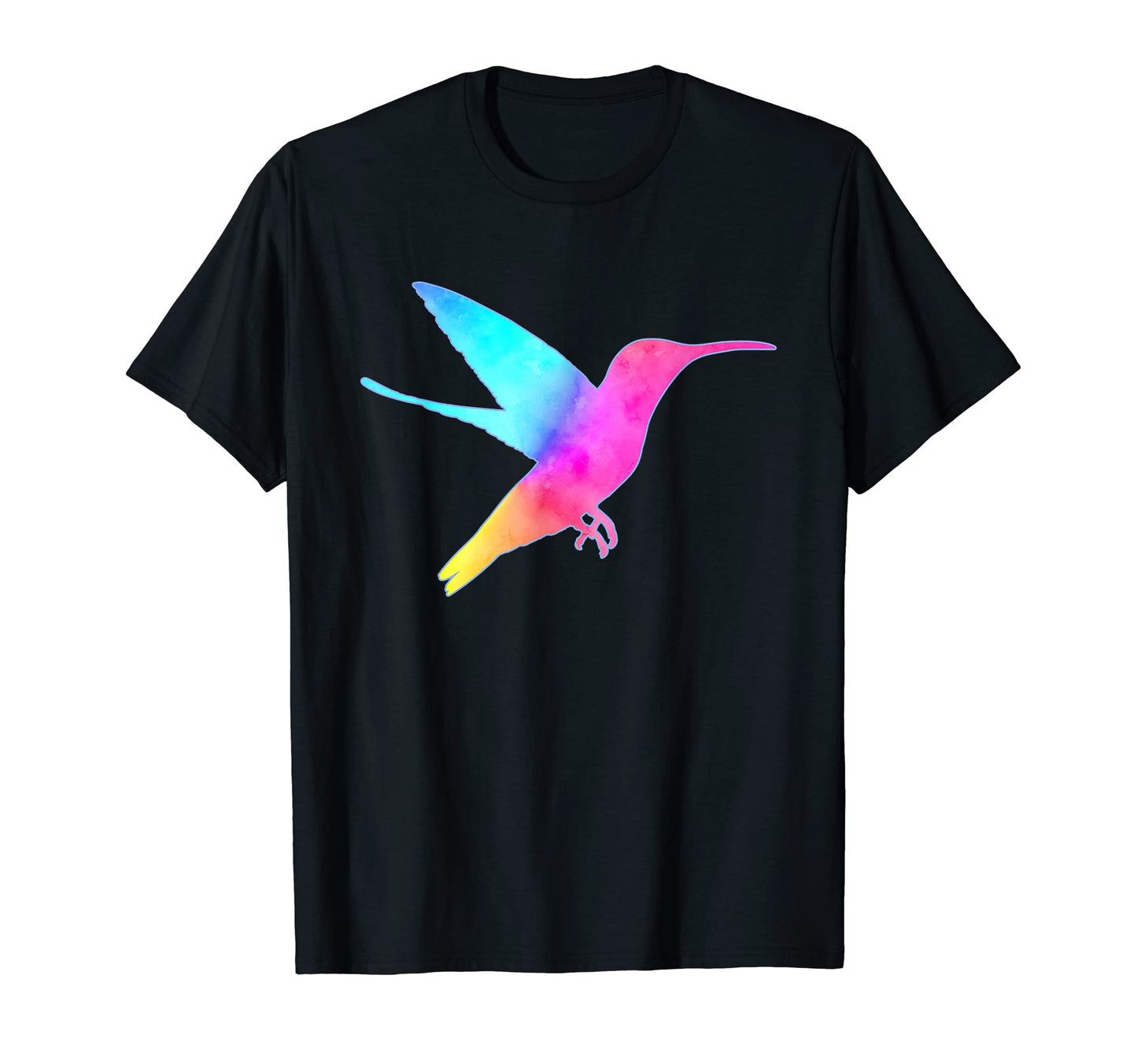 Rainbow Hummingbird T-Shirt - Novelty Apparel for Adults - T-Shirt, Sweatshirt, Hoodie